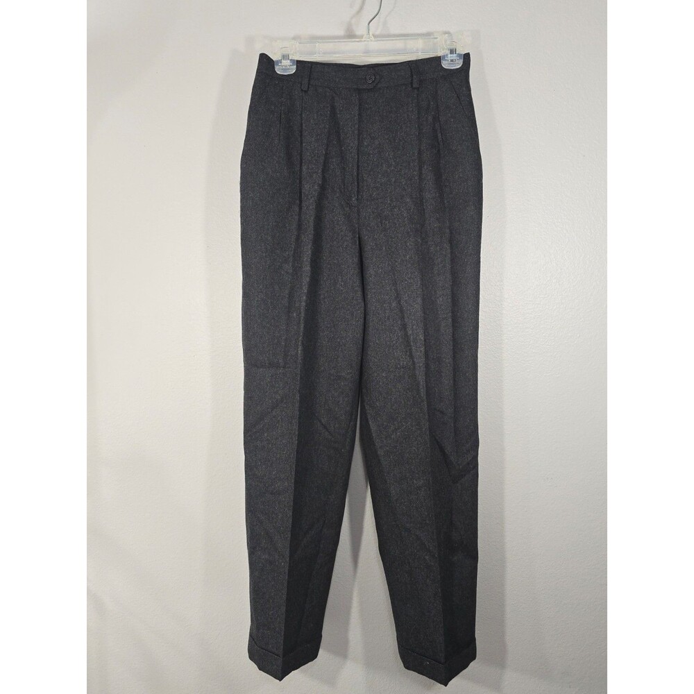 Vintage Lauren Ralph Lauren Pleated 100% Worsted Wool Trousers Sz 6 P